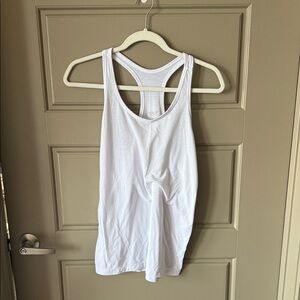 Old Navy White Racerback Tank Top